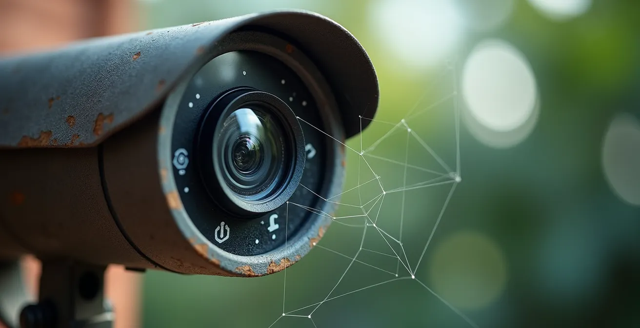 Detailansicht einer IP-Kamera-Software mit Privacy-Mask-Zonen und KI-Erkennungseinstellungen