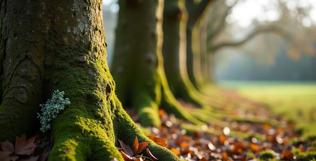 Säulenbäume und Kugelbäume als platzsparende Alternativen im kleinen Garten, die den nötigen Grenzabstand leichter einhalten können.